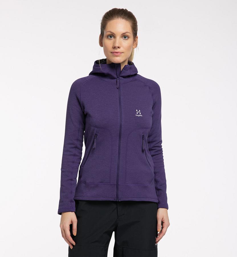 Haglöfs Womens Heron Fleece Purple New Zealand 03172YZCJ